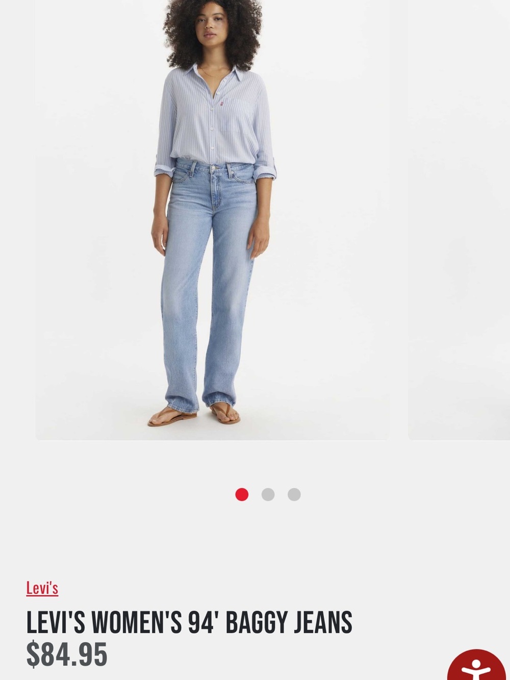 Levi's 94 baggy jeans